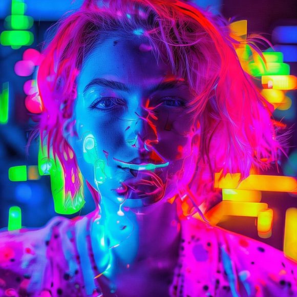 酸性设计:打破常规的未来主义视觉语言